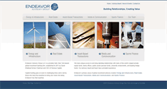 Desktop Screenshot of endeavoradvisorygroup.com